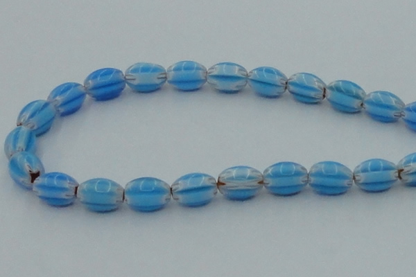 CLG631 5PCS 16 inches 10*14mm oval lampwork glass beads wholesale
