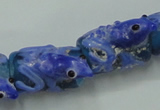 CLG797 15.5 inches 12*18mm cylinder lampwork glass beads wholesale