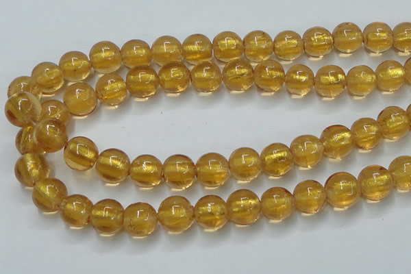 CLG842 15.5 inches 12mm round lampwork glass beads wholesale