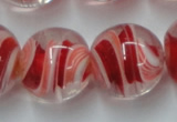 CLG852 15.5 inches 18mm round lampwork glass beads wholesale