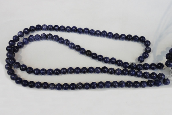 CLJ222 15.5 inches 8mm round dyed sesame jasper beads wholesale