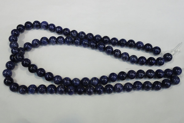 CLJ234 15.5 inches 10mm round dyed sesame jasper beads wholesale