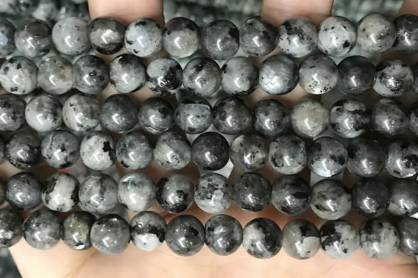 CLJ531 15.5 inches 4mm,6mm,8mm,10mm & 12mm round sesame jasper beads