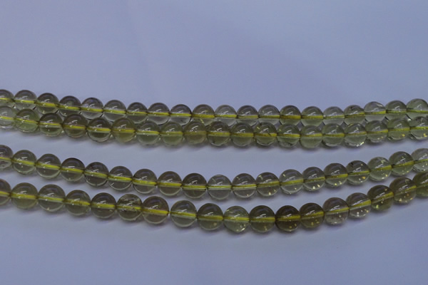 CLQ351 15 inches 6mm round natural lemon quartz beads wholesale