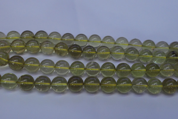 CLQ354 15 inches 12mm round natural lemon quartz beads wholesale
