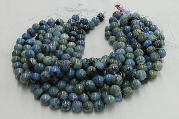 CLR02 16 inches 8mm round larimar gemstone beads wholesale