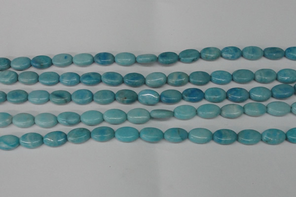 CLR371 15.5 inches 8*12mm oval dyed larimar gemstone beads