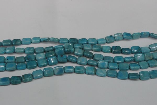 CLR390 15.5 inches 8*10mm rectangle dyed larimar gemstone beads
