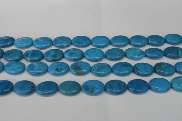CLR423 15.5 inches 13*18mm oval dyed larimar gemstone beads