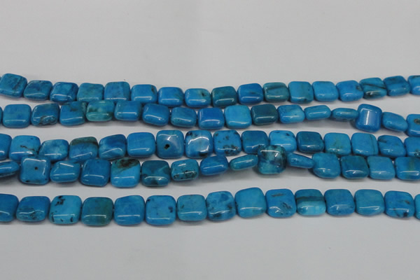 CLR431 15.5 inches 12*12mm square dyed larimar gemstone beads