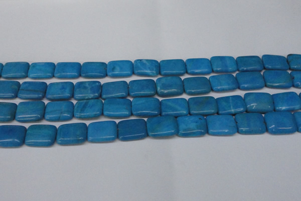 CLR441 15.5 inches 10*14mm rectangle dyed larimar gemstone beads