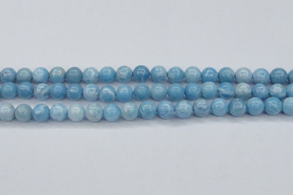 CLR603 15.5 inches 10mm round imitation larimar beads wholesale
