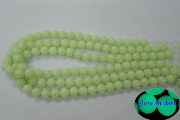 CLU04 15.5 inches 10mm round luminous stone beads wholesale