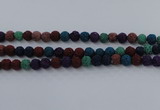 CLV522 15.5 inches 8mm round mixed lava beads wholesale
