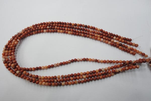 CMA200 15.5 inches 4mm round red malachite beads wholesale