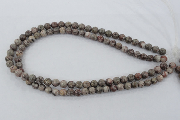 CMB02 15.5 inches 6mm round natural medical stone beads wholesale