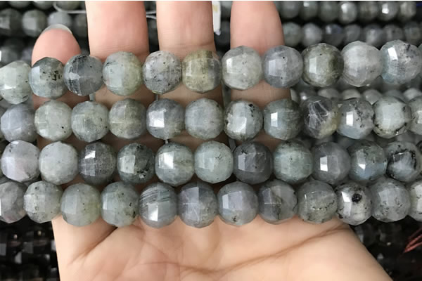CME240 15.5 inches 10*11mm - 10*12mm pumpkin labradorite beads