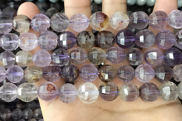 CME251 15.5 inches 10*11mm - 11*12mm pumpkin ametrine beads