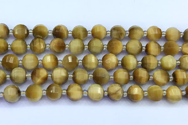 CME369 15 inches 10mm pumpkin golden tiger eye beads