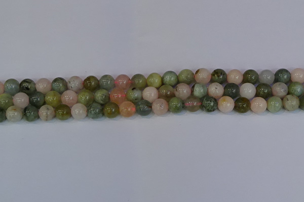 CMG162 15.5 inches 8mm round morganite gemstone beads wholesale