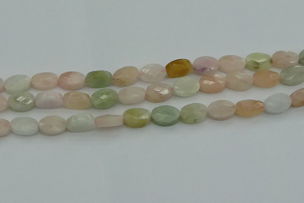 CMG185 15.5 inches 8*12mm faceetd rectangle morganite beads