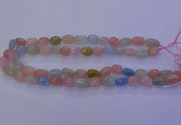 CMG227 15.5 inches 10*12mm - 12*16mm nuggets morganite beads