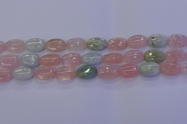 CMG239 15.5 inches 12*16mm oval morganite beads wholesale