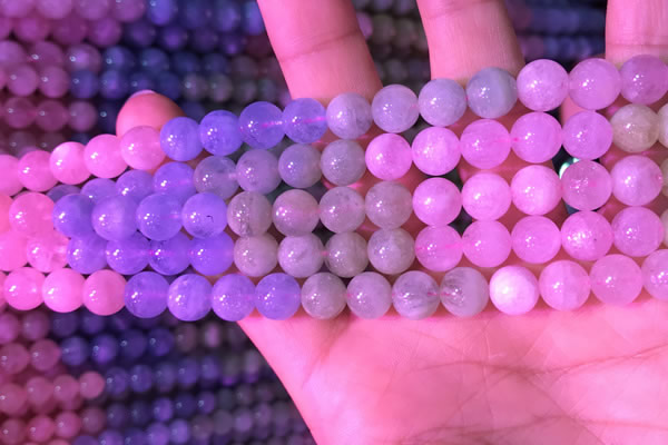 CMG317 15.5 inches 8mm round morganite gemstone beads