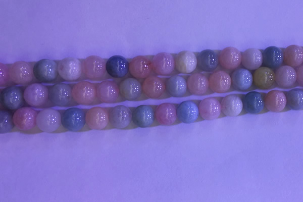 CMG362 15.5 inches 8mm round natural morganite gemstone beads