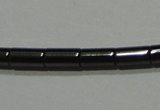 CMH101 15.5 inches 3*5mm tube magnetic hematite beads Wholesale
