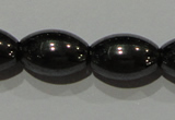 CMH149 15.5 inches 8*12mm rice magnetic hematite beads wholesale