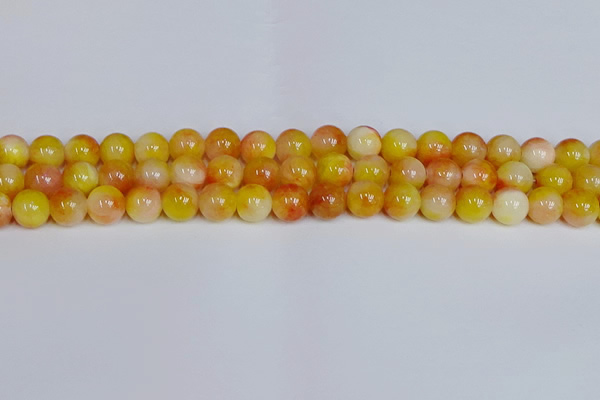 CMJ1056 15.5 inches 8mm round jade beads wholesale