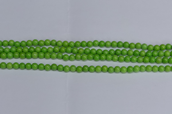 CMJ114 15.5 inches 6mm round Mashan jade beads wholesale