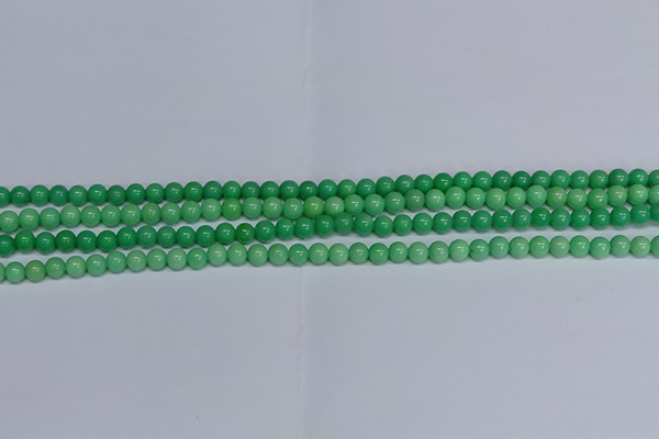 CMJ127 15.5 inches 4mm round Mashan jade beads wholesale