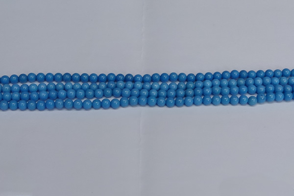 CMJ134 15.5 inches 4mm round Mashan jade beads wholesale