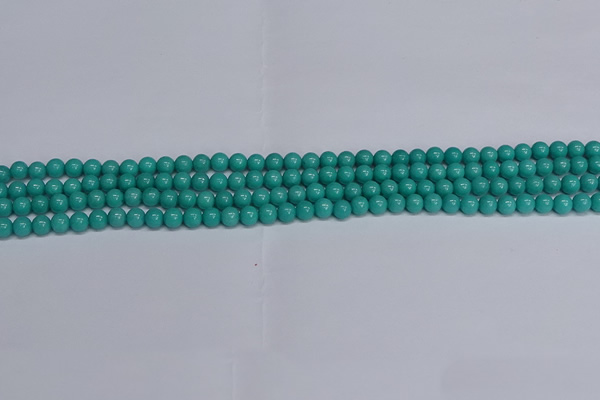 CMJ190 15.5 inches 4mm round Mashan jade beads wholesale