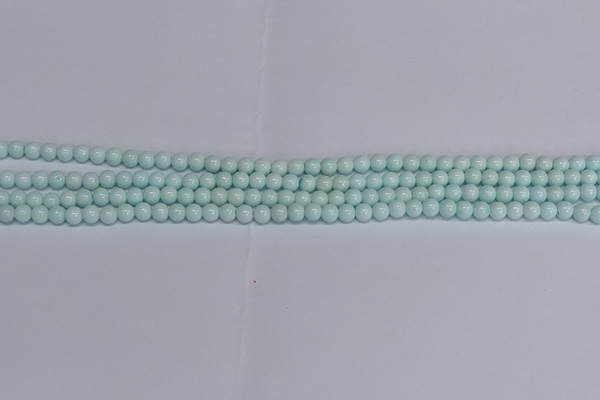 CMJ211 15.5 inches 4mm round Mashan jade beads wholesale