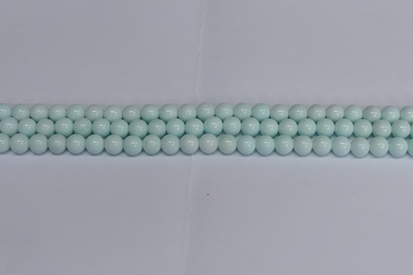 CMJ213 15.5 inches 8mm round Mashan jade beads wholesale