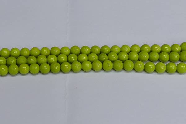 CMJ221 15.5 inches 10mm round Mashan jade beads wholesale