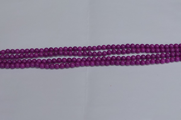 CMJ253 15.5 inches 4mm round Mashan jade beads wholesale