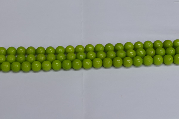 CMJ270 15.5 inches 10mm round Mashan jade beads wholesale
