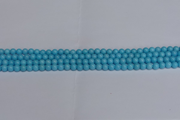 CMJ274 15.5 inches 4mm round Mashan jade beads wholesale