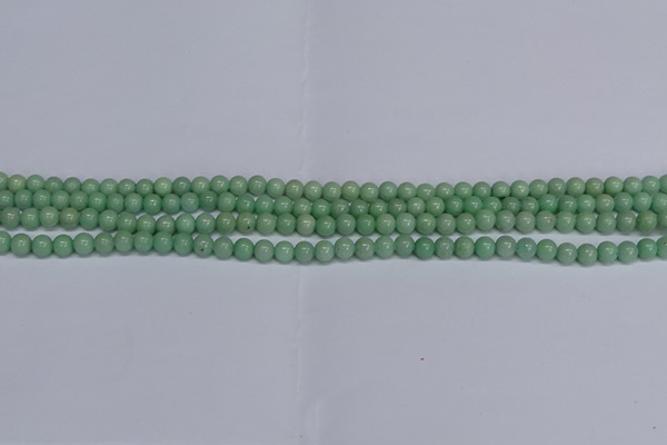 CMJ281 15.5 inches 4mm round Mashan jade beads wholesale