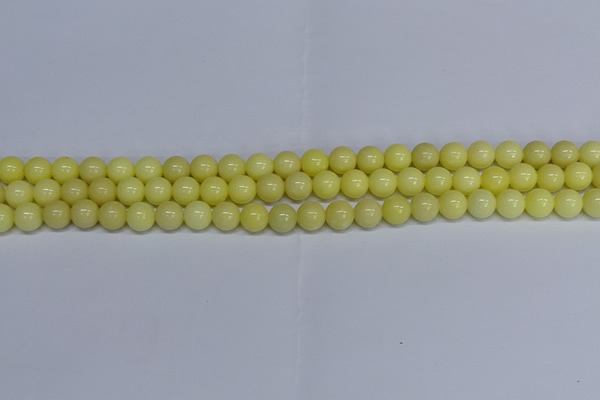 CMJ297 15.5 inches 8mm round Mashan jade beads wholesale