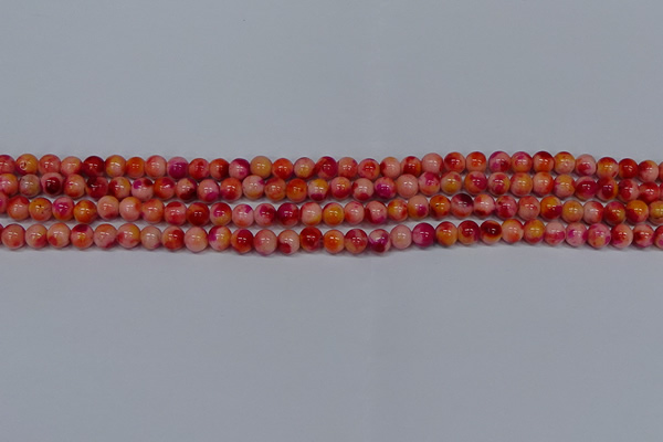 CMJ400 15.5 inches 4mm round rainbow jade beads wholesale
