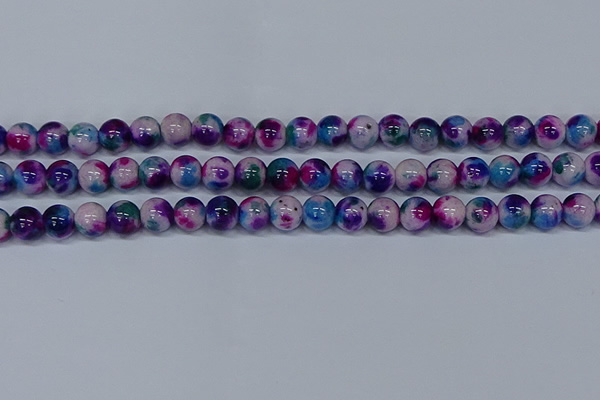 CMJ410 15.5 inches 10mm round rainbow jade beads wholesale
