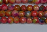 CMJ471 15.5 inches 6mm round rainbow jade beads wholesale