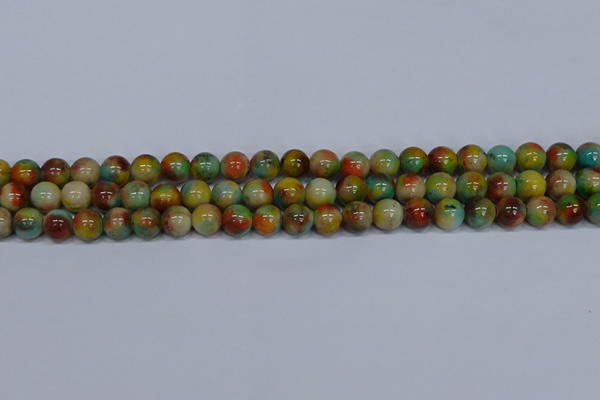 CMJ501 15.5 inches 10mm round rainbow jade beads wholesale