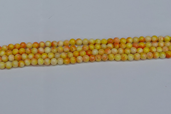 CMJ506 15.5 inches 6mm round rainbow jade beads wholesale
