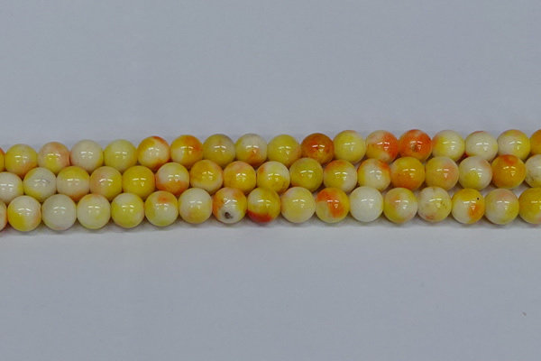 CMJ509 15.5 inches 12mm round rainbow jade beads wholesale